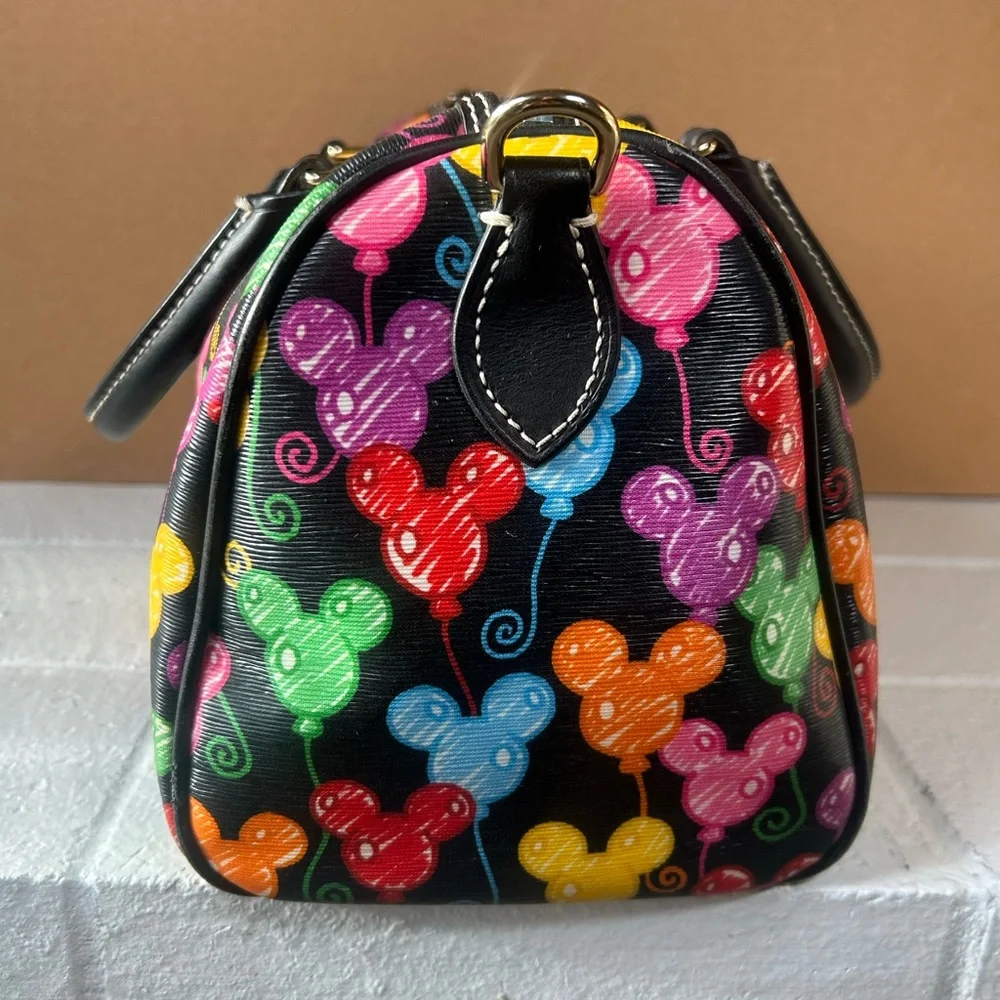 Retired Dooney & Bourke Disney Parks 10th Anniversary Mickey Balloons Satchel - Picture 7 of 16